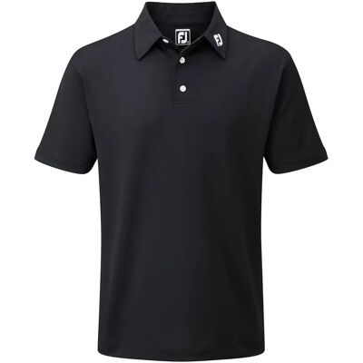 Polo de golf FootJoy Stretch Pique Solide - Noir - Polo de golf - Publicité Polo de golf FootJoy Stretch Pique Solide - Noir - Polo de golf - Publicité
