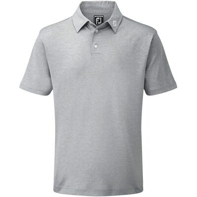 FootJoy Heather Grey Golf Polo - Feuchtigkeitsableitend FootJoy Heather Grey Golf Polo - Feuchtigkeitsableitend