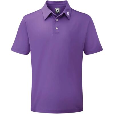 Polo de golf FootJoy Pique Solid - Violet - Publicité Polo de golf FootJoy Pique Solid - Violet - Publicité