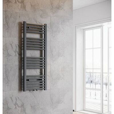 SONNI - 1000x400mm Grigio Antracite - Termoarredo Scaldasalviette Radiatore SONNI - 1000x400mm Grigio Antracite - Termoarredo Scaldasalviette Radiatore