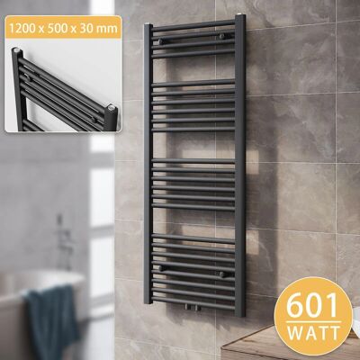 SONNI - 1200x500mm - Antracite - Towel warmer SONNI - 1200x500mm - Antracite - Towel warmer