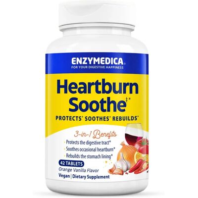 Enzymedica Heartburn Soothe Vanilla-Orange - 42 Relief Chews Enzymedica Heartburn Soothe Vanilla-Orange - 42 Relief Chews