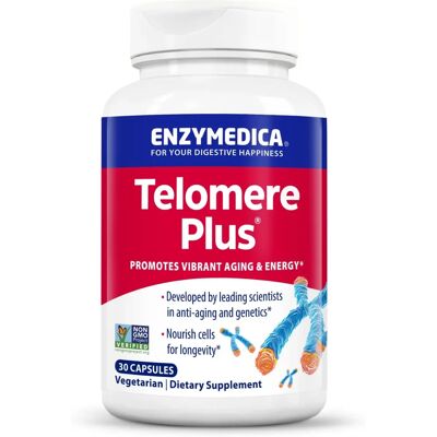 Enzymedica Telomere Plus 30 Capsules - Dietary Supplement Enzymedica Telomere Plus 30 Capsules - Dietary Supplement