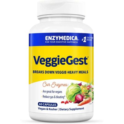 Enzymedica VeggieGest - Suplement diety dla wegetarian i wegan Enzymedica VeggieGest - Suplement diety dla wegetarian i wegan