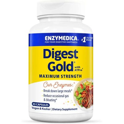 Enzymedica Digest Gold 45 kapselia - Ravintolisä Enzymedica Digest Gold 45 kapselia - Ravintolisä