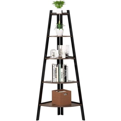 Living and Home - 5Tier Vintage Plant Stand - Brown - Plant Stand Living and Home - 5Tier Vintage Plant Stand - Brown - Plant Stand