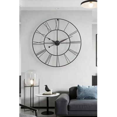 Garney - D80cm - Grey - Wall Clock Garney - D80cm - Grey - Wall Clock