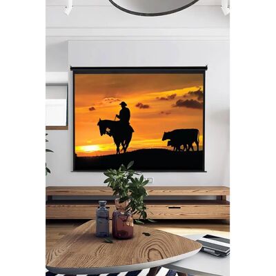Living and Home - 92in - White - Projection Screen Living and Home - 92in - White - Projection Screen