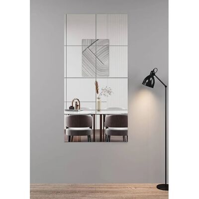 LivingandHome - Acrylic Mirror Tiles - Clear - MirrorTiles LivingandHome - Acrylic Mirror Tiles - Clear - MirrorTiles