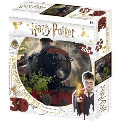 Harry Potter Hogwarts Express 3D Puzzel - 500 Stukken - Veelkleurig Harry Potter Hogwarts Express 3D Puzzel - 500 Stukken - Veelkleurig