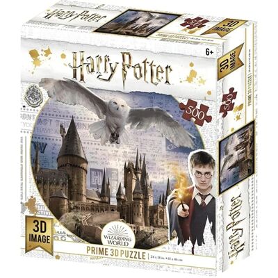 Puzzle 3D Harry Potter Poudlard - 500 Pièces - Publicité Puzzle 3D Harry Potter Poudlard - 500 Pièces - Publicité