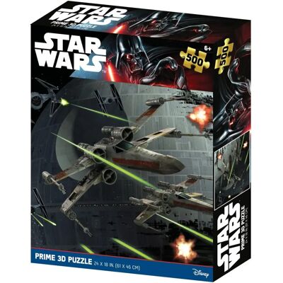 MNS Star Wars Death Star Battle Lenticular Puzzle - 500 Stück 61x46 cm MNS Star Wars Death Star Battle Lenticular Puzzle - 500 Stück 61x46 cm