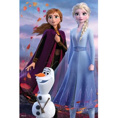 Disney - Lentikulární puzzle Frozen 2 Elsa, Anna a Olaf - Puzzle - 46x31cm Disney - Lentikulární puzzle Frozen 2 Elsa, Anna a Olaf - Puzzle - 46x31cm