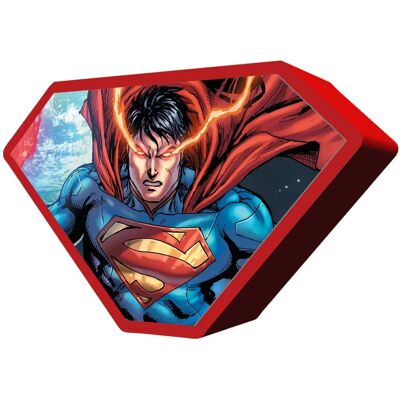 Puzzle lenticolare Superman di DC Comics - Scatola in metallo 3D - 300 pezzi Puzzle lenticolare Superman di DC Comics - Scatola in metallo 3D - 300 pezzi