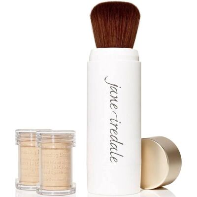Jane Iredale erstaunliche Basis loses Mineralpulver SPF 20 Nachfüllbare Bürste - Satin Jane Iredale erstaunliche Basis loses Mineralpulver SPF 20 Nachfüllbare Bürste - Satin