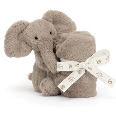 Jellycat Smudge Elephant Soother - Grey Baby Gift Set Jellycat Smudge Elephant Soother - Grey Baby Gift Set