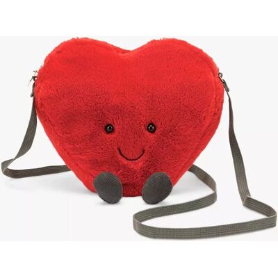 Sac Cœur Jellycat - Sac en Peluche Rouge Sac Cœur Jellycat - Sac en Peluche Rouge
