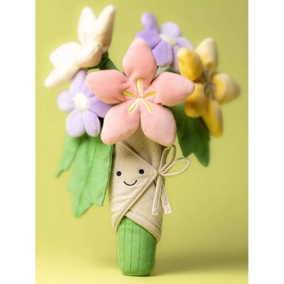 Jellycat Bouquet de Fleurs Amuseable - Peluche Cadeau - Publicité Jellycat Bouquet de Fleurs Amuseable - Peluche Cadeau - Publicité