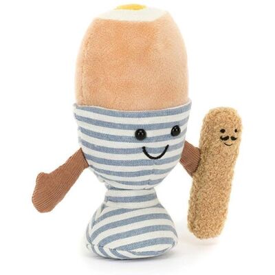 Jellycat Amuseables Eggetha Œuf et Soldat en Peluche - Peluche - Publicité Jellycat Amuseables Eggetha Œuf et Soldat en Peluche - Peluche - Publicité