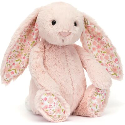 Jellycat Lapin Cerise en Peluche - Lapin en peluche doux avec motif floral Jellycat Lapin Cerise en Peluche - Lapin en peluche doux avec motif floral