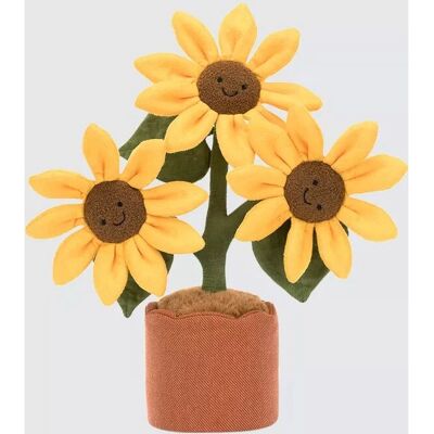 Jellycat Amuseables Tournesol - Peluche, 35cm, Jaune, Cadeau Jellycat Amuseables Tournesol - Peluche, 35cm, Jaune, Cadeau