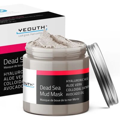 YEOUTH Dead Sea Mud Mask - Natural Skin Detox & Exfoliation YEOUTH Dead Sea Mud Mask - Natural Skin Detox & Exfoliation