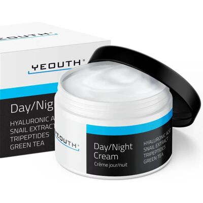 YEOUTH Day Night Moisturizer - Hyaluronic Acid, Snail Extract, Green Tea, Peptides YEOUTH Day Night Moisturizer - Hyaluronic Acid, Snail Extract, Green Tea, Peptides