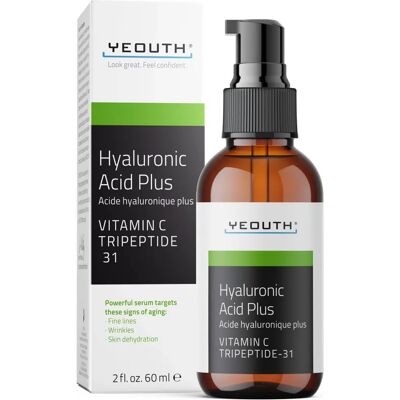 YEOUTH Acide Hyaluronique Plus - Sérum Anti-Âge - Publicité YEOUTH Acide Hyaluronique Plus - Sérum Anti-Âge - Publicité