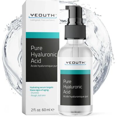 YEOUTH Hyaluronic Acid Serum - Hydrating, Anti-Aging, 2 fl oz YEOUTH Hyaluronic Acid Serum - Hydrating, Anti-Aging, 2 fl oz