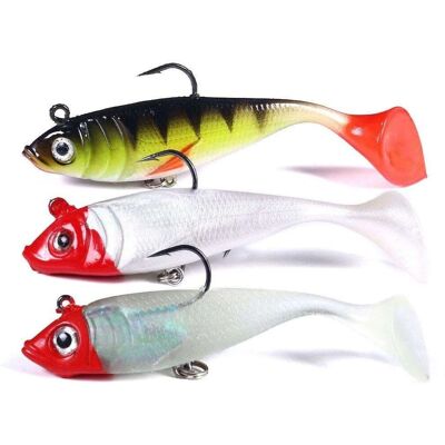 Otego 3-pack - Gärdda, abborre - 10cm - Kalastusjig Otego 3-pack - Gärdda, abborre - 10cm - Kalastusjig