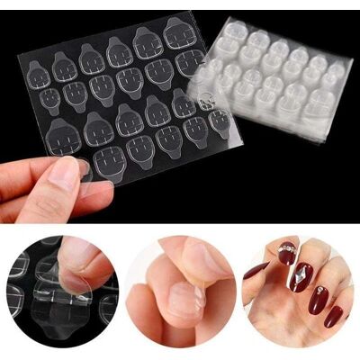 Otego 240 stk. dobbelt-sidet falsk neglelak tape lim - Neglelak lim Otego 240 stk. dobbelt-sidet falsk neglelak tape lim - Neglelak lim