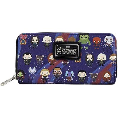 Loungefly - Avengers Infinity War Chibi Print - Purse Loungefly - Avengers Infinity War Chibi Print - Purse