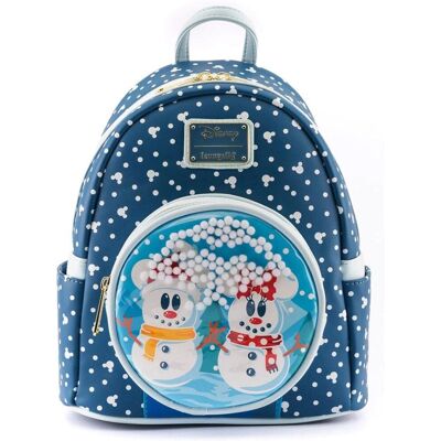 Sac à dos Loungefly Bonhomme de neige Minnie Mickey - Sac à dos boule de neige - Publicité Sac à dos Loungefly Bonhomme de neige Minnie Mickey - Sac à dos boule de neige - Publicité