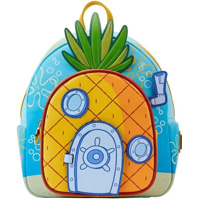 Loungefly SpongeBob Pineapple House Mini Backpack - Blue Loungefly SpongeBob Pineapple House Mini Backpack - Blue