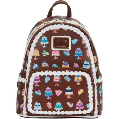 Sac à Dos Mini Loungefly Princess Cakes Disney - Cuir Végétalien, Bretelles Réglables - Publicité Sac à Dos Mini Loungefly Princess Cakes Disney - Cuir Végétalien, Bretelles Réglables - Publicité