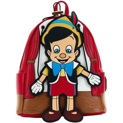 Loungefly Disney Pinocchio Marionette Mini hátizsák - Vegan bőr - 23x27x11cm Loungefly Disney Pinocchio Marionette Mini hátizsák - Vegan bőr - 23x27x11cm