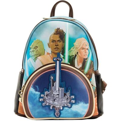 LoungeFly Star Wars The High Republic Comic Cover Mini Backpack LoungeFly Star Wars The High Republic Comic Cover Mini Backpack