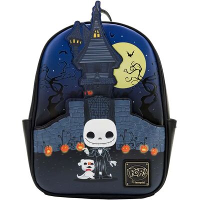 Loungefly Die Nightmare Before Christmas Jack Skellington Haus Mini-Rucksack Loungefly Die Nightmare Before Christmas Jack Skellington Haus Mini-Rucksack