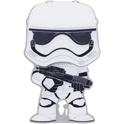 Funko Star Wars Erste Ordnung Stormtrooper 4 Zoll Emaille Pin - Leuchtend im Dunkeln Funko Star Wars Erste Ordnung Stormtrooper 4 Zoll Emaille Pin - Leuchtend im Dunkeln