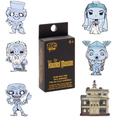 Funko Pop! Pins: Disney - Haunted Mansion Blind Box Enamel Pins - 12 Pièces CDU - Publicité Funko Pop! Pins: Disney - Haunted Mansion Blind Box Enamel Pins - 12 Pièces CDU - Publicité