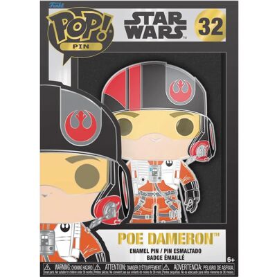 Funko Poe Dameron Star Wars Enamel Pin - Collectible Funko Poe Dameron Star Wars Enamel Pin - Collectible