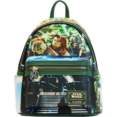 Loungefly Star Wars Return Of The Jedi Mini Backpack Green Loungefly Star Wars Return Of The Jedi Mini Backpack Green