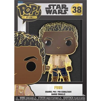 Funko Finn Star Wars Enamel Pin - 4 Inch Collectible Funko Finn Star Wars Enamel Pin - 4 Inch Collectible