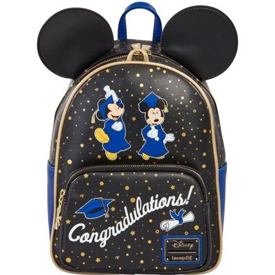 Loungefly Mickey & Minnie Graduation Mini Backpack - Mini Backpack Loungefly Mickey & Minnie Graduation Mini Backpack - Mini Backpack