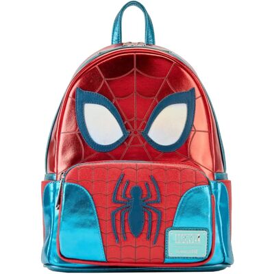 Marvel Spider-Man Holographic Cosplay Mini Backpack - Loungefly Marvel Spider-Man Holographic Cosplay Mini Backpack - Loungefly