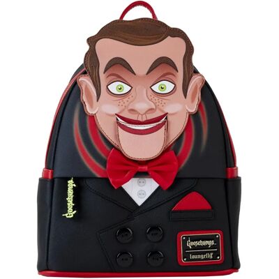 Loungefly Goosebumps Slappy Cosplay Mini Backpack - Vegan Leather Loungefly Goosebumps Slappy Cosplay Mini Backpack - Vegan Leather