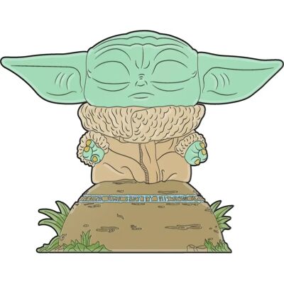 Funko Grogu Star Wars Emaille Jelvény - Nagy Gyűjtemény - A Mandalorian Funko Grogu Star Wars Emaille Jelvény - Nagy Gyűjtemény - A Mandalorian