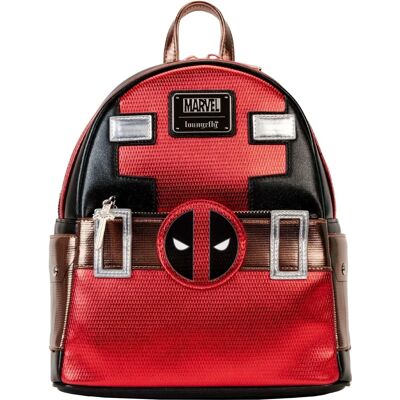 Zaino Mini Metalllico Marvel Deadpool Loungefly - Rosso Zaino Mini Metalllico Marvel Deadpool Loungefly - Rosso