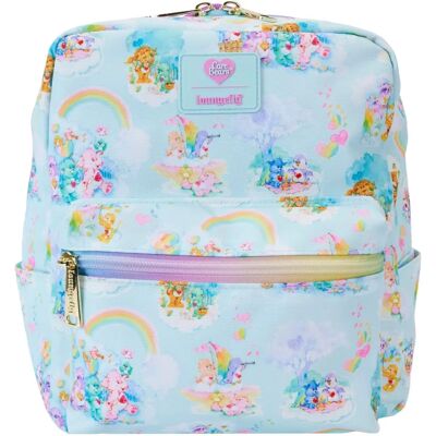 Loungefly Care Bears Cousins All-Over Print Nylon Mini Backpack - Vierkante Mini Rugzak Loungefly Care Bears Cousins All-Over Print Nylon Mini Backpack - Vierkante Mini Rugzak