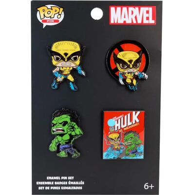 FUNKO Wolverine 50. évfordulós képregény akció 4-pack kitűző szett - Marvel FUNKO Wolverine 50. évfordulós képregény akció 4-pack kitűző szett - Marvel